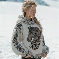 AutumnWinter 3D Digital-Print Hoodie