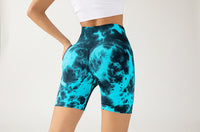 Fashion Women's Yoga Pants Drop Dyed Shorts