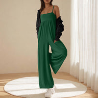 One-shoulder Strappy Backless Jumpsuit Women's Clothing