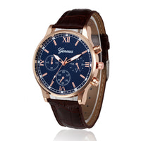 Fashion Simple Business Belt Quartz Watch Men's