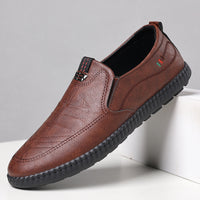 Spring And Summer Versatile Casual Middle-aged Men's Leather Shoes
