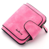 Ladies Wallet New Buckle Frosted Leather Cute