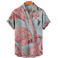 Summer 3d Plant Men's Shirt