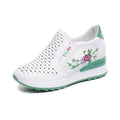 Women Comfortable Casual Shoes Summer Slip On Loafers Mixed