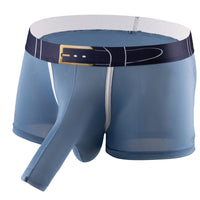 Men's Ice Silk Breathable Solid Color Boxers