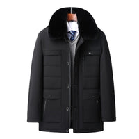 Mid-age Mens Lambswool Jacket
