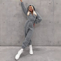 Women's Comfort Fleece Solid Color Full-Body Sweater