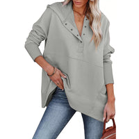 Womens New Loose Casual Batwing Hoodie With A Hood