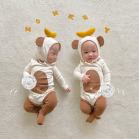 Baby Onesie Little Monkey Top Banana Romper