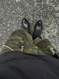 British Wizard Retro Spiral Oblique Zipper Martin Boots