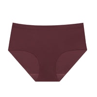 Cross-border Sports Mid-high Waist Traceless Panties Ice Silk Belly Contracting Hip Lifting