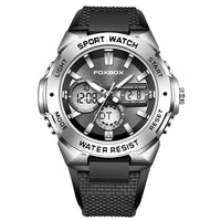 Double Display Multi-function Sports Men's Waterproof Luminous Quartz Watch