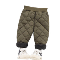 Boys And Girls Three Layers Of Thickened Warm Pants