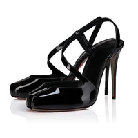 Go-Getter Girl Style Low-cut Toe Cap Sexy Stiletto Heel Cross Strap Hollow