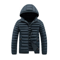 Rib Cotton-padded Coat Slim-fit Lightweight Cotton-padded Jacket Lightweight Multi-color