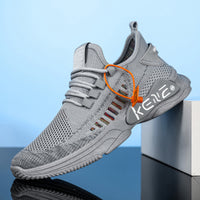 Plus Size Men's Sports Mesh Surface Soft Bottom Breathable Casual Shoes