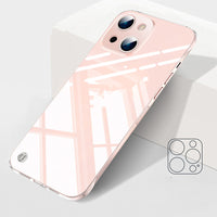 Bare-feeling Invisible Mobile Phone Case With Borderless Transparent Case