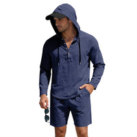 Lightweight Breathable Loose-fit Linen Mens Suit