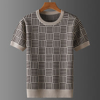 Autumn And Winter Round Neck Plus Size Knitwear Sweater Men