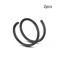 Man Women Septum Piercing Nose Ring Lip Ring Earrings
