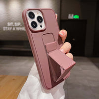 Candy Color Bracket Silicone Phone Case