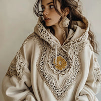Hooded Women's 3D Printed Hoodie