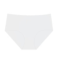 Cross-border Sports Mid-high Waist Traceless Panties Ice Silk Belly Contracting Hip Lifting
