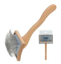 Solid Wood Rubber Effect Paint Pet Comb Hair Side Knot Knife Airbag Needle