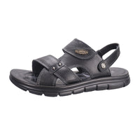 First Layer Cowhide Men's Beach Shoes Summer New Style