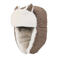 Cat Ears Ushanka Thickened Cold Protection Warm Cotton Hat