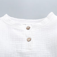 Pullover Top Plus Shorts Suit Cotton
