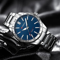 Carryan Men's Steel Belt Quartz Watch