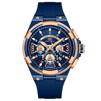 Casual Waterproof Quartz Floating Hollow Surface Watch