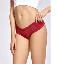 French Low Waist  Lace Briefs Autumn And Winter Thin