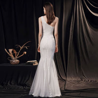 Women's High-end Entry Lux Elegant Socialite Dinner Party Sexy Long Slimming Fishtail Dress