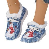 European And American Christmas Short Snow Boots Women