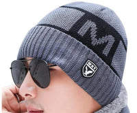 Fashion Simple Men's Wool Knitted Hat