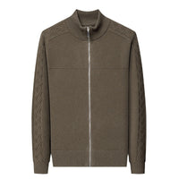 Men's Autumn And Winter Stand Collar Thick Warm Sweater