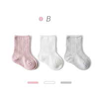 Baby  Autumn New Style Non-tight Leg Socks Pure Color