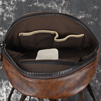 New Style Tree Skin care lotion Leather Retro Double Shoulder Bag Head Layer Cowhide Backpack Male Hand Rubbed Color Leather Casual School Bag Female