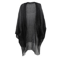 Women's Cloak Travel Ethnic Rainbow Stripes