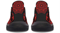 Fashion Printed Couple High Top Canvas Shoes