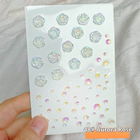 Comes With Sticky Pearl Stick-on Crystals Transparent Photo Shoot