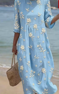 Casual Printed Temperament Long Skirt Girl