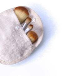 Makeup Brush Set Bamboo Handle Powder
