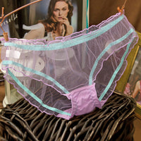 Mesh Panties Women's Low Waist Ultra-thin Sheer Briefs