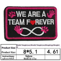 Pet Dog Accessories Embroidered Velcro New Pet Clothing Decorative Sticker Computer Embroidery Chapter