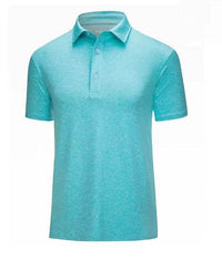 Men's Comfortable Breathable Short-sleeved Lapel Polo Shirt