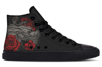 High Top Canvas Shoes For Printing Lovers