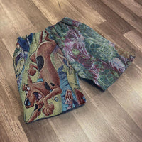 Geometric 3D Digital Printing Shorts